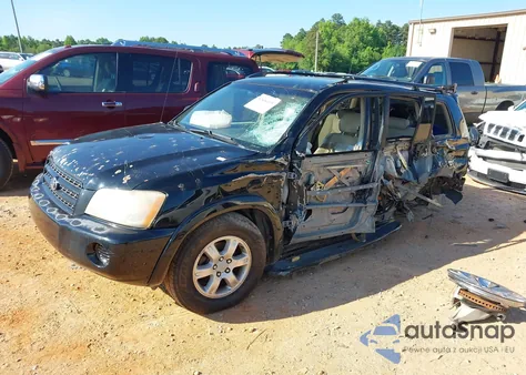 2002 Toyota Highlander Limited из США, поврежденный, VIN JTEGF21A620028853